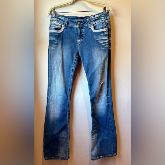 Miss Me Sz 30 Signature Boot Cut Jeans - Picture 1 of 6